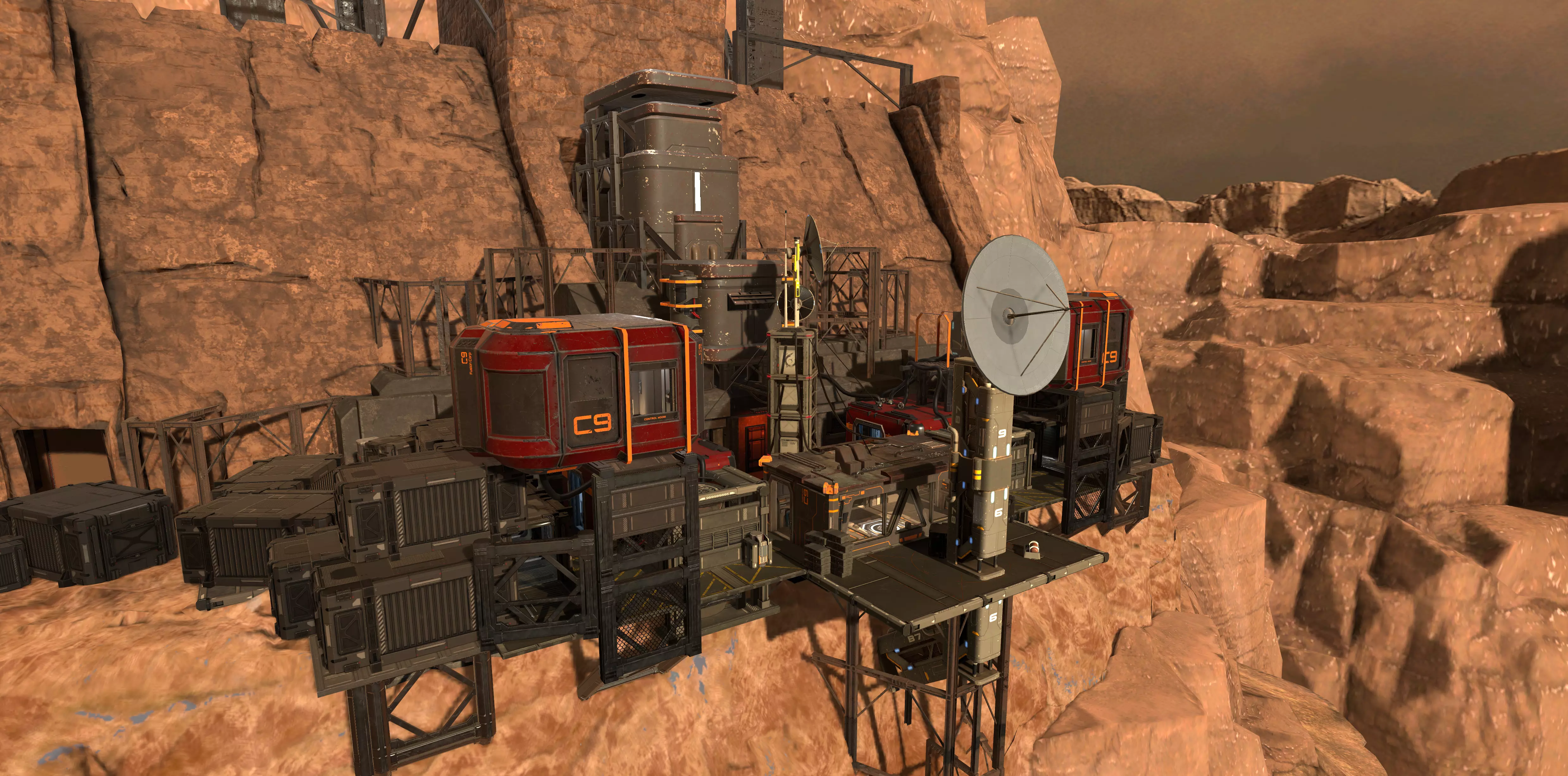 Cliff - EVA VR Domination Map Overview and Strategic Layout